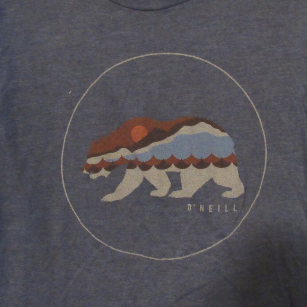 O'Neill T-Shirt Mens Size Medium California Sun ann Surf Bear Graphic Casual